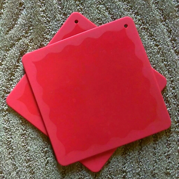 Silicone Square Trivit pair red 7" - Picture 2 of 2